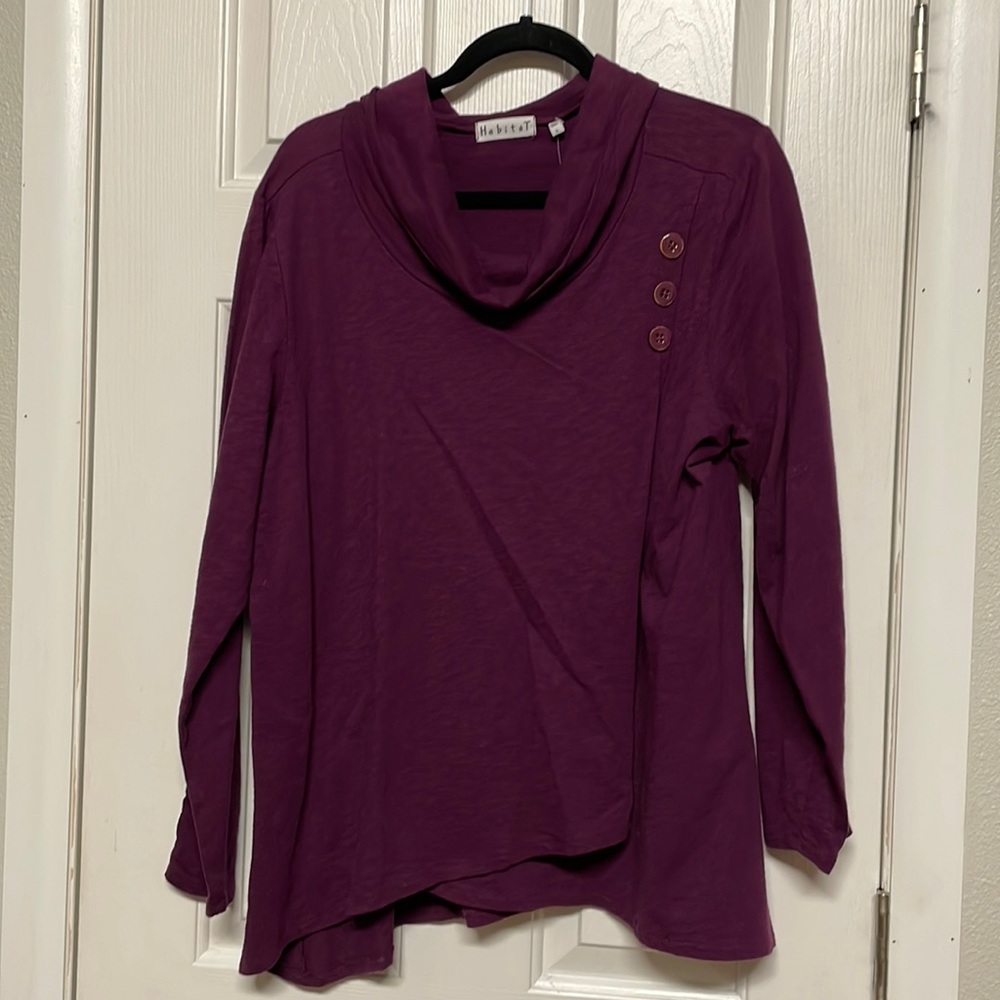 Habitat cowlneck layered tunic